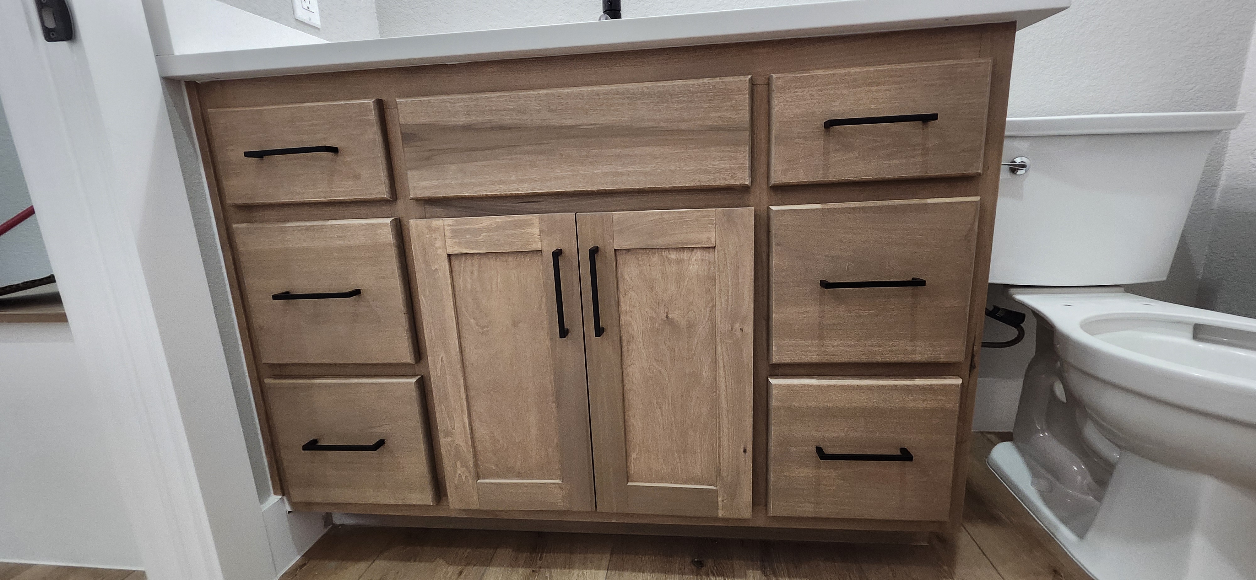 Vanity front finished