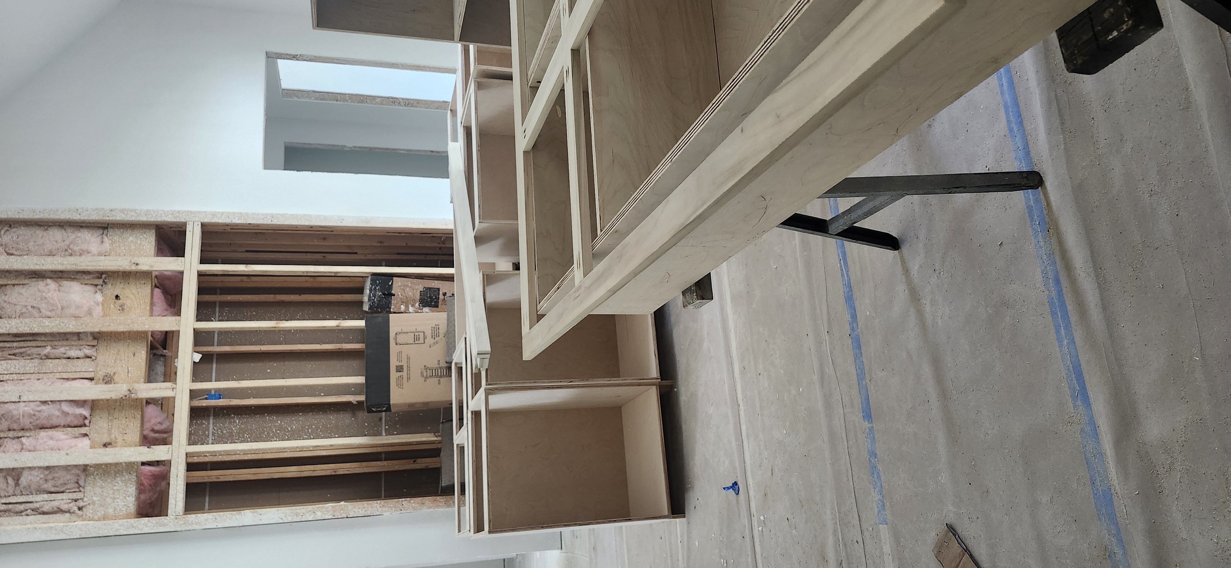 Kitchen install progress