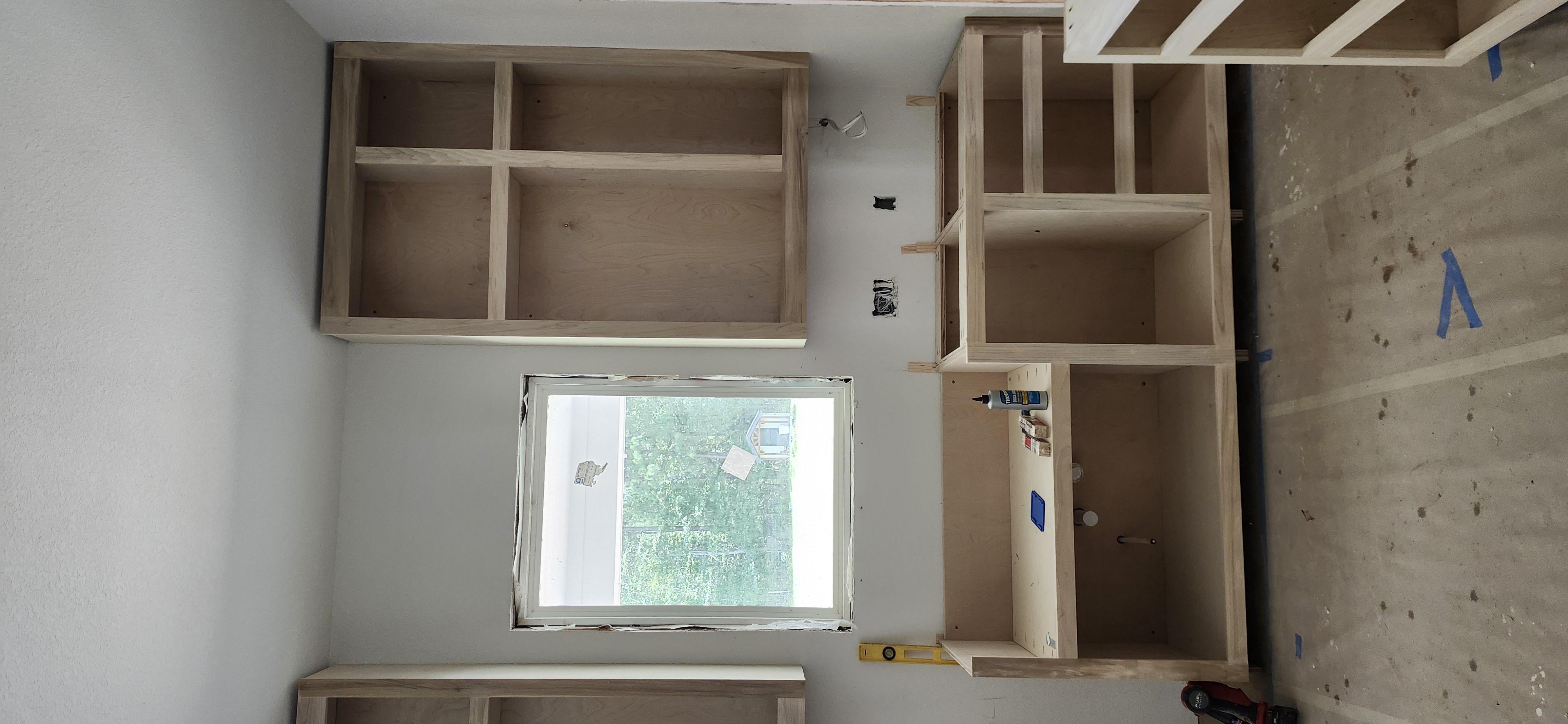 Upper lower cabinet install