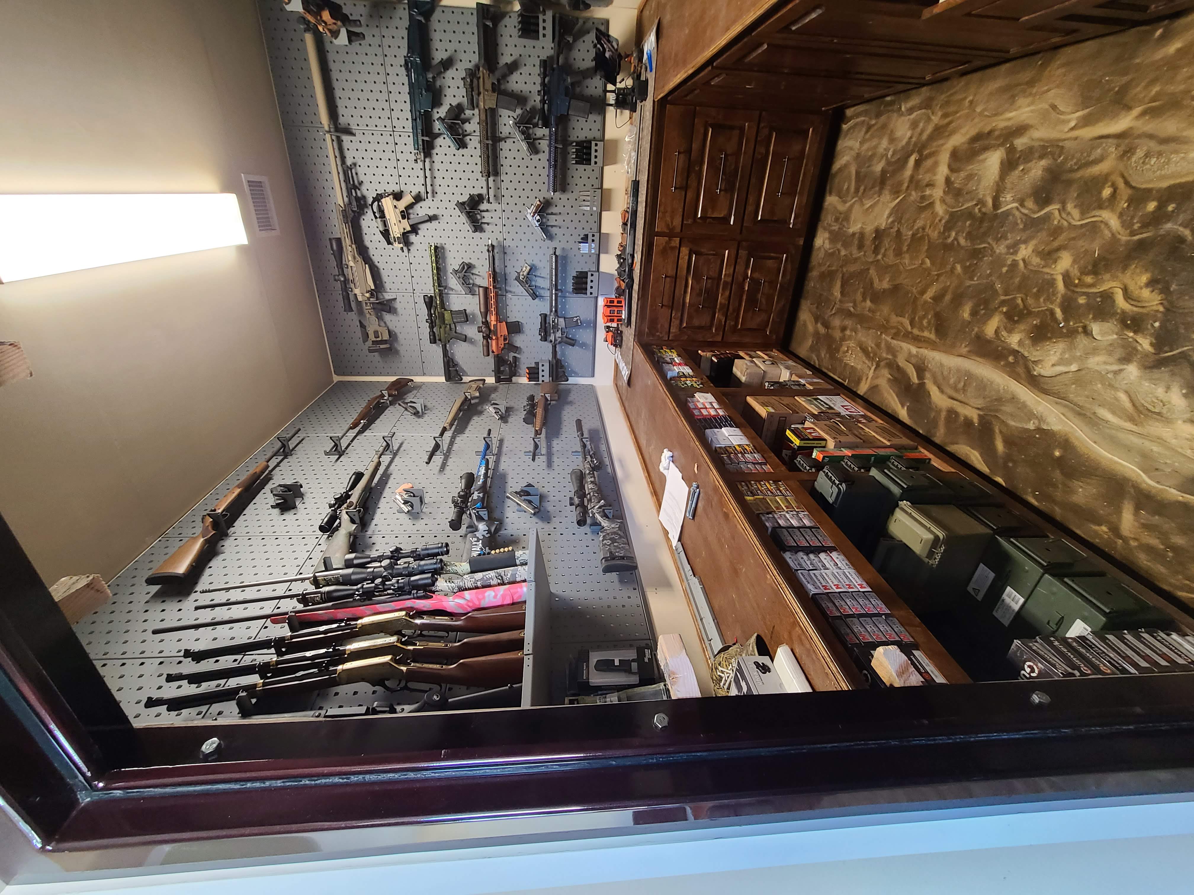 Gun room custom cabinetry